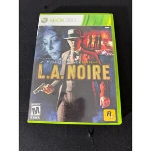 Rockstar Games L.A. Noire Xbox 360 NTSC Excellent 3-Disc‎ Manual Included